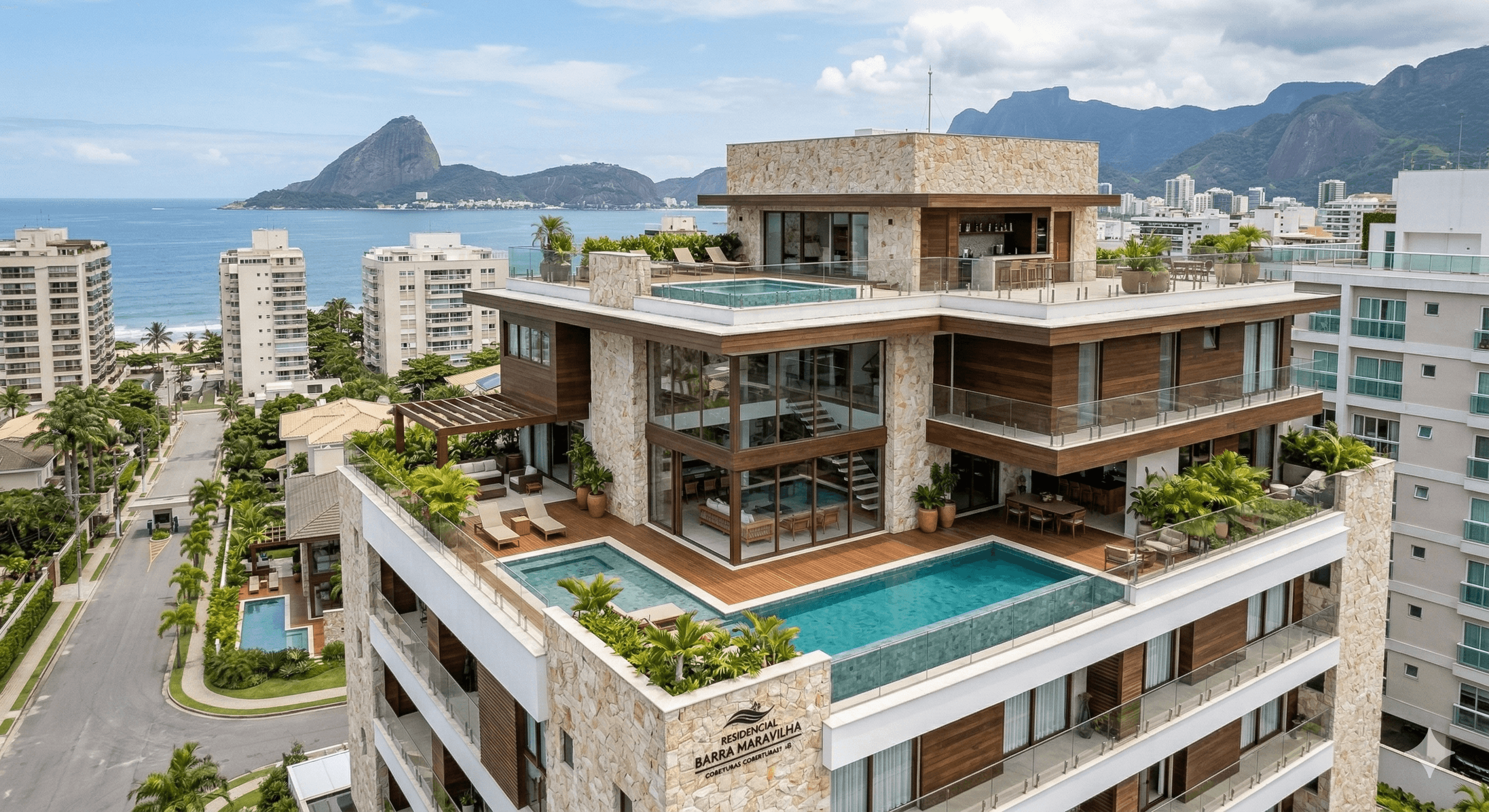 Cobertura Duplex Barra